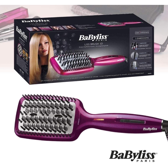 Picture of Babyliss Heated Brush 3D Liss Brush With Ionic Technology #HSB100SDE