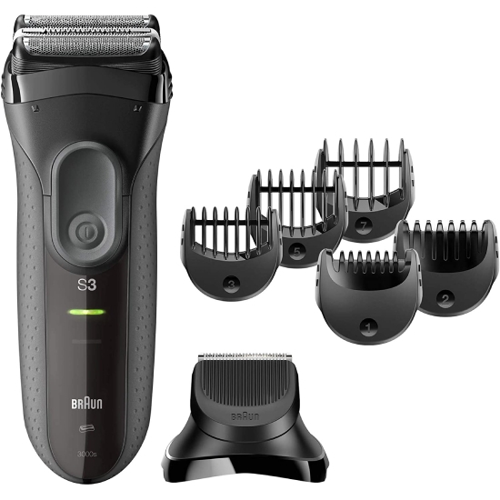 Picture of Braun Series 3 Shave & Style 3-in-1 Electric Shaver with Precision Trimmer #BT3000