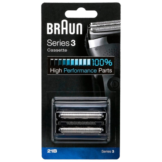 Picture of Braun Series 3 - Electric Shaver Head ReplaceMent Cassette – Black #21B