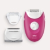 Picture of Braun Silk-épil Epilator Raspberry Pink with 3 Extras #SE3 3-273