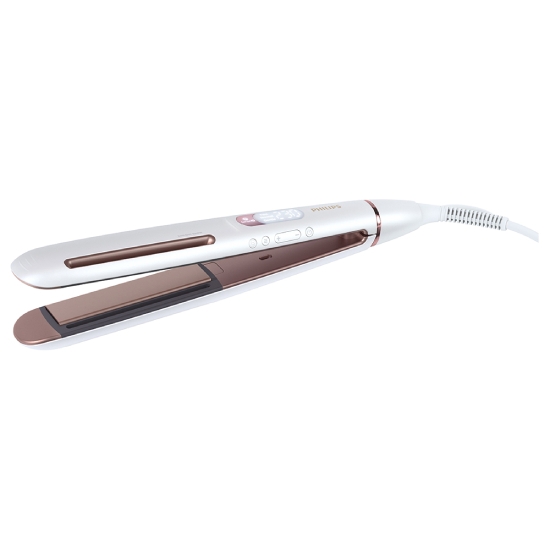 Picture of Philips Straightener Prestige with SenseIQ Technology, White # BHS830