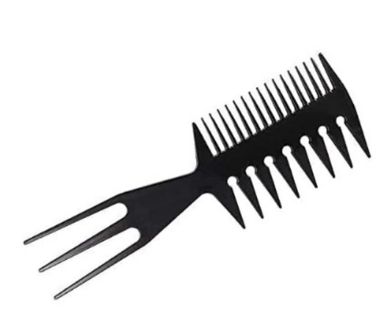 Picture of LEGEND 3 in 1 Hair Comb Black OH34