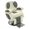 Picture of LEGEND BARBER CHAIR CREAM & BROWN LT827CB