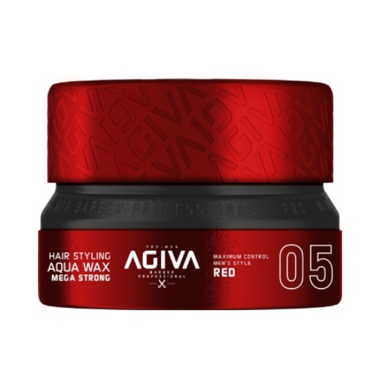 Picture of AGIVA STYLING HAIR WAX AQUA MEGA STRONG - RED 155ML