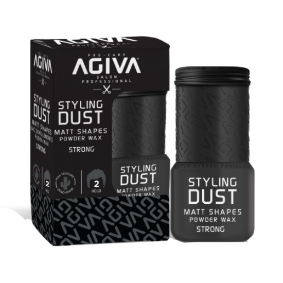 Picture of AGIVA STYLING HAIR POWDER WAX STRONG - BLACK 20GM