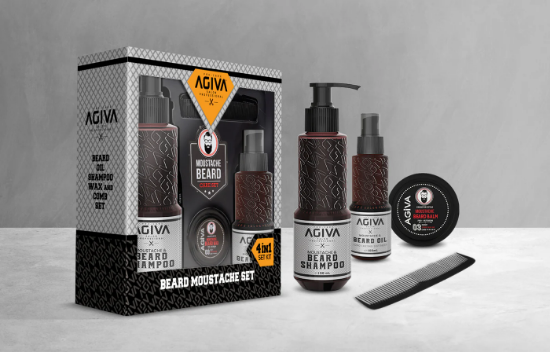 Picture of AGIVA BEARD AND MOUSTACHE GIFT SET